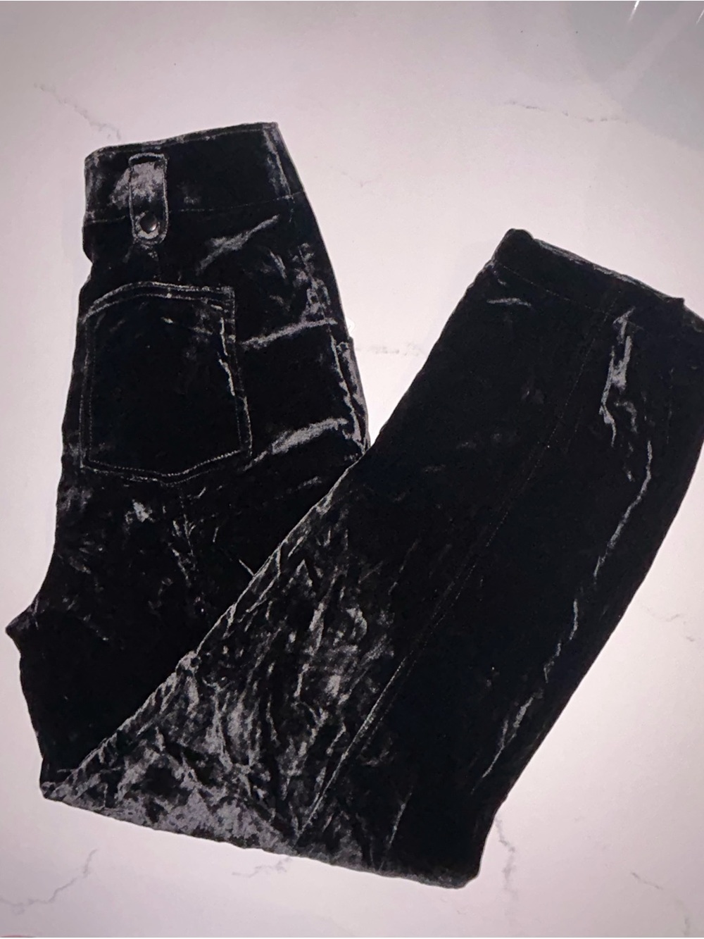 Unsubscribed Utility Black Velvet Pants - Utility Style
